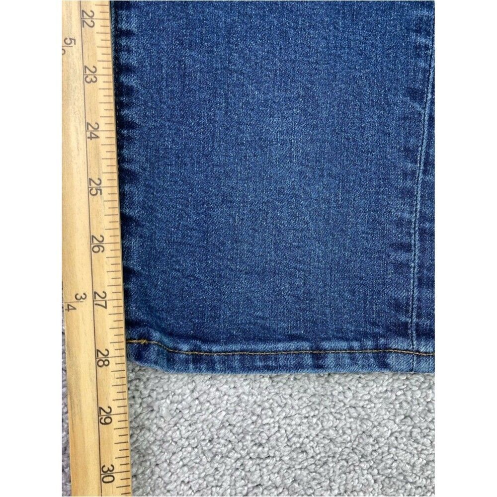 American Eagle AirFlex Jeans Men’s 32X28 Blue Slim Straight Mid-Rise Dark Wash - Picture 11 of 13